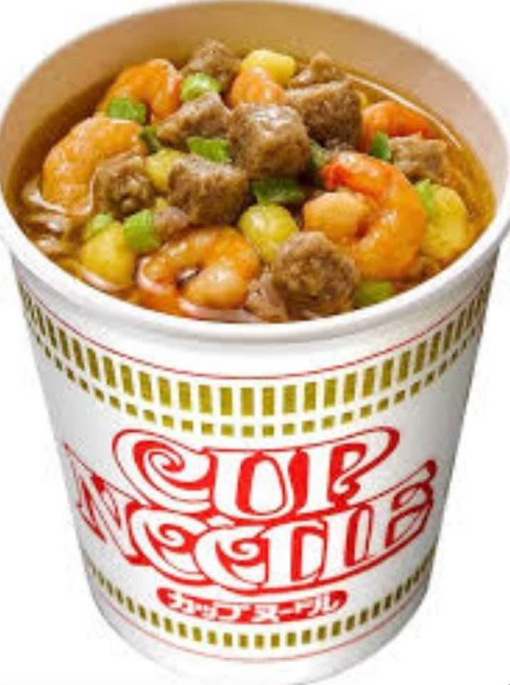 遠ざかるカップラーメン